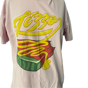 Lizzo watermelon Pink and Yellow boyfriend fit XS oversized